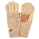 Latte Confetti C.C® Cozy Confetti Tech Screen Touch Gloves