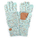 Mint Confetti C.C® Cozy Confetti Tech Screen Touch Gloves