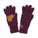 Purple Confetti C.C® Cozy Confetti Tech Screen Touch Gloves