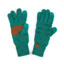 Sea Green Confetti C.C® Cozy Confetti Tech Screen Touch Gloves