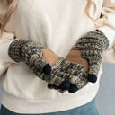  CC Brand Two-Toned Touchscreen Tech Phone Gloves Winter Accessories