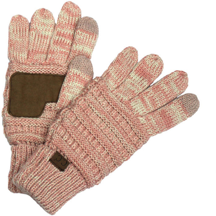 CC Brand Two-Toned Touchscreen Tech Phone Gloves Winter Accessories