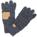 Navy/Grey (Two-Tone) #27 CC Brand Two-Toned Touchscreen Tech Phone Gloves Winter Accessories
