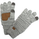 Dark Grey (Two-Tone) #28 CC Brand Two-Toned Touchscreen Tech Phone Gloves Winter Accessories
