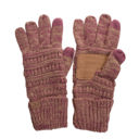 Raspberry (Two-Tone) #9 CC Brand Two-Toned Touchscreen Tech Phone Gloves Winter Accessories