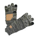 New Sage/Olive/Black/Natural Grey CC Brand Multi-Toned Touchscreen Tech Phone Gloves Winter Accessories