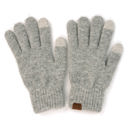 Heather Light Melange Grey CC Gloves Heather Classic