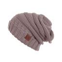 Taupe CC Minimalist Slouch Beanies Hats
