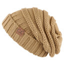 Camel CC Minimalist Slouch Beanies Hats