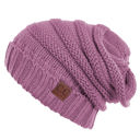 Lavender CC Minimalist Slouch Beanies Hats