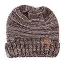 Brown (Two-Tone) CC Minimalist Slouch Beanies Hats