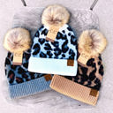  CC Beanie Leopard Pom Winter Hats for Adult and Kids by Truly Contagious
