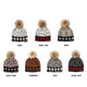  CC Fire Cozy Buffalo Plaid Beanie