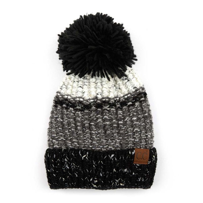 C.C® Beanie Yarn Pom Detailed Hats by Truly Contagious