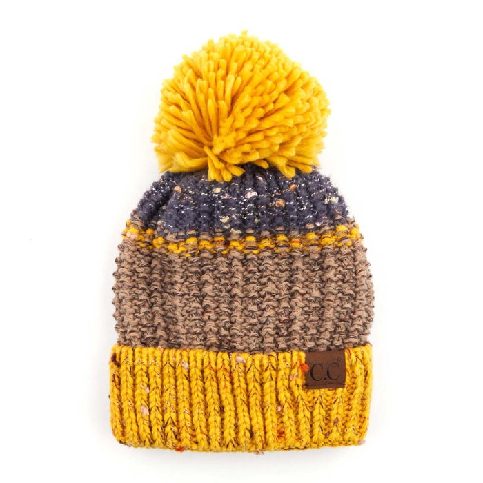 C.C® Beanie Yarn Pom Detailed Hats by Truly Contagious