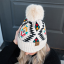  C.C® Beanie Southwestern Pom Hats by Truly Contagious