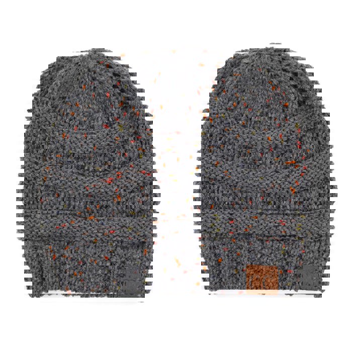 C.C® Beanie Cozy Confetti Cable Knit Skully Hats