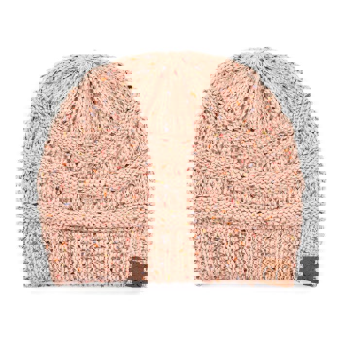 C.C® Beanie Cozy Confetti Cable Knit Skully Hats