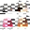  C.C® Beanie Check Pattern Hats by Truly Contagious