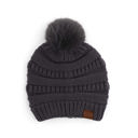 Dark Grey C.C® Snuggly Soft Minimalist Beanies Hats