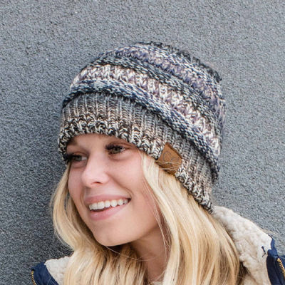 C.C® Comfy Striped Beanie