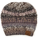 Black/Grey C.C® Comfy Striped Beanie