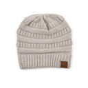 Warm Grey CC Snuggly Soft Yarn Beanie