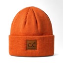 Neon Orange C.C® Beanie Unisex Adventure Fashion Hats by Truly Contagious