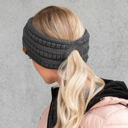  CC Lined Pony Head Band