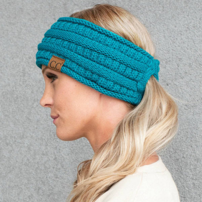 CC Lined Pony Head Band