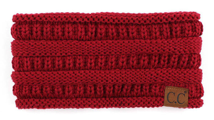 CC Lined Pony Head Band