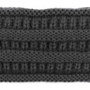 Dark Melange Grey CC Lined Pony Head Band