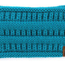 Teal CC Lined Pony Head Band