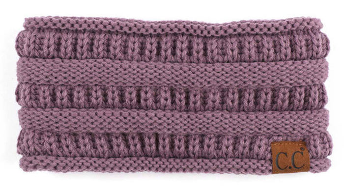 CC Lined Pony Head Band