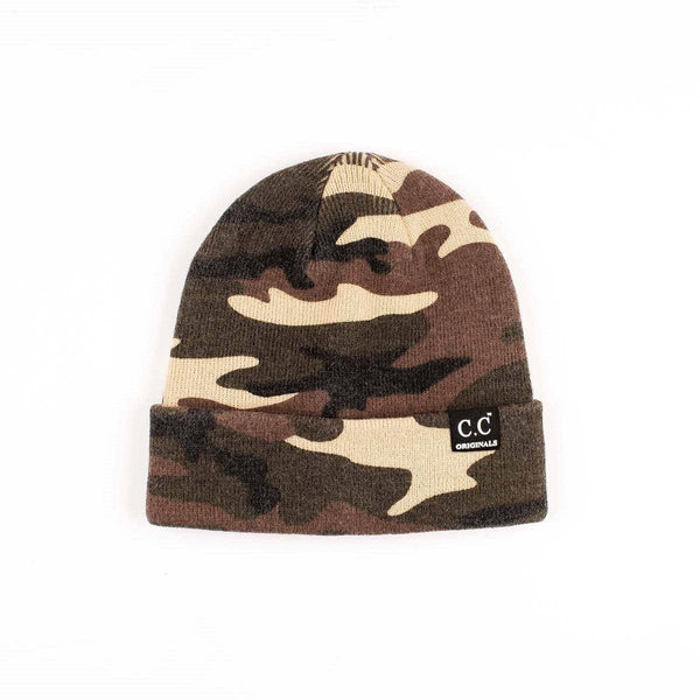 CC Camo Outdoor Adventure Fashion Trendy Print Beanies