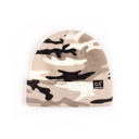 White CC Camo Outdoor Adventure Fashion Trendy Print Beanies