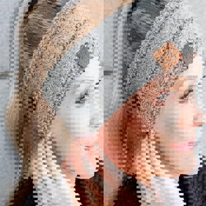 C.C® Non-Lined Women Head Wrap with Button for Glasses for Teacher or Mask for Healthcare Worker by Truly Contagious