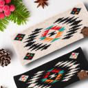 Beige CC South Western Print Head Wrap