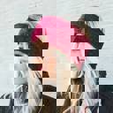 Indi Pink C.C® Confetti Metallic Lined Head Wrap for Women Teen by Truly Contagious