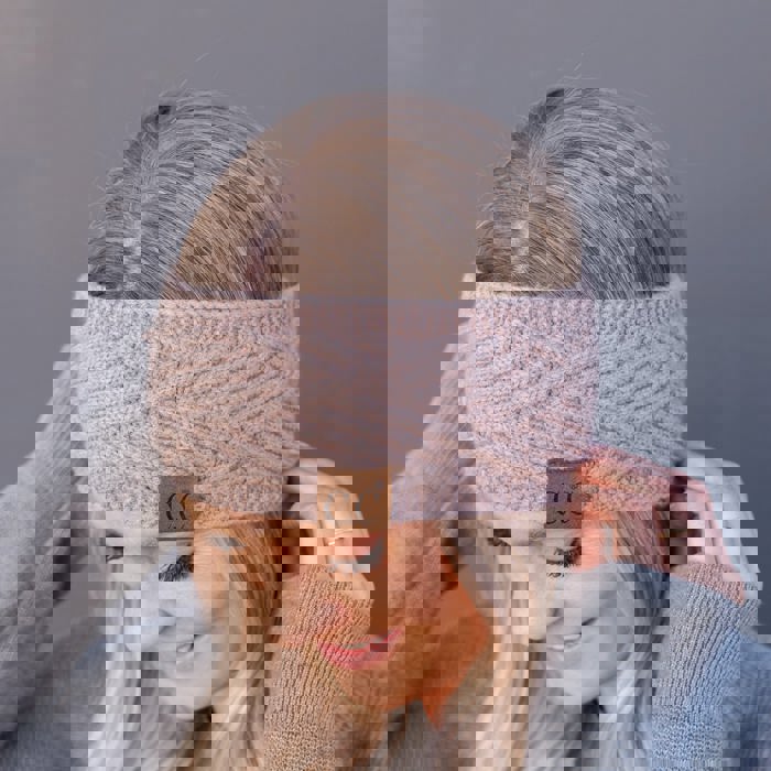 C.C® Crafted Pom Detail Head Wrap