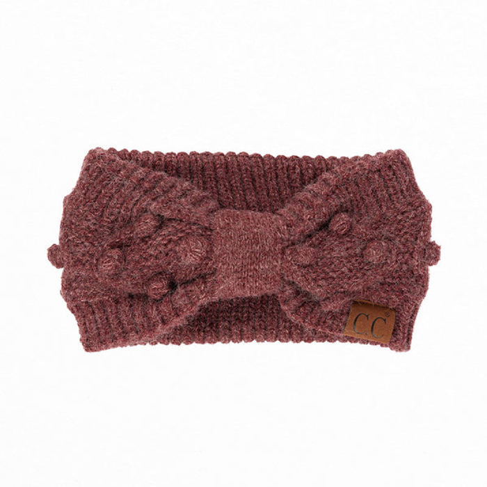 C.C® Crafted Pom Detail Head Wrap