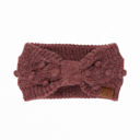 Wine C.C® Crafted Pom Detail Head Wrap