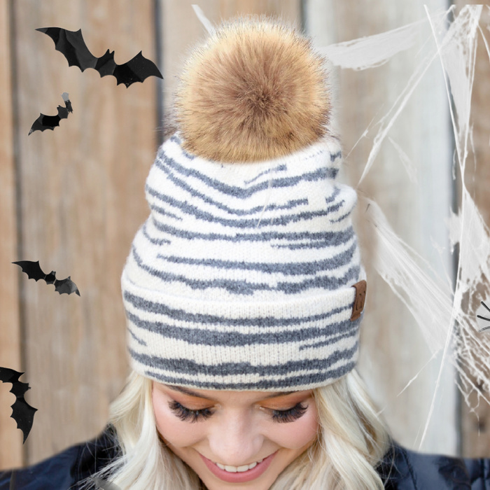 C.C® Beanie Animal Print Winter Hats by Truly Contagious