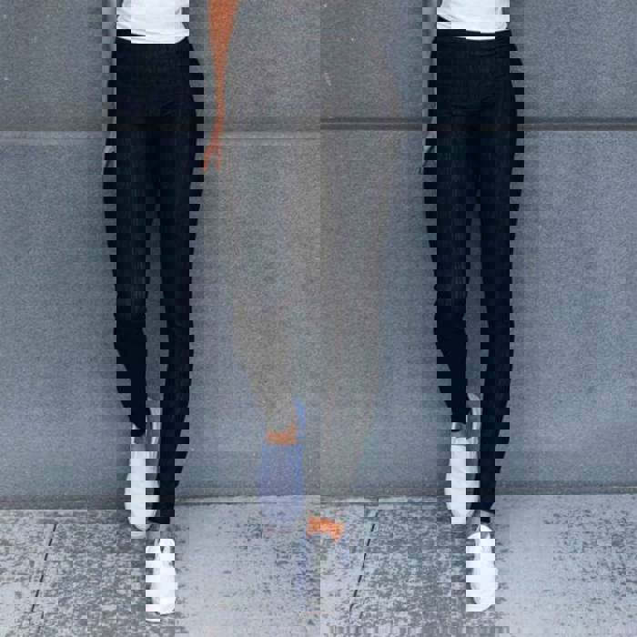 Truly Contagious Premium Stretch Soft High Waisted Jeggings for Women - Denim Leggings - Cotton Stretch Blend - Long