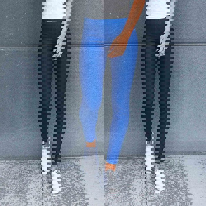 Truly Contagious Premium Stretch Soft High Waisted Jeggings for Women - Denim Leggings - Cotton Stretch Blend - Long