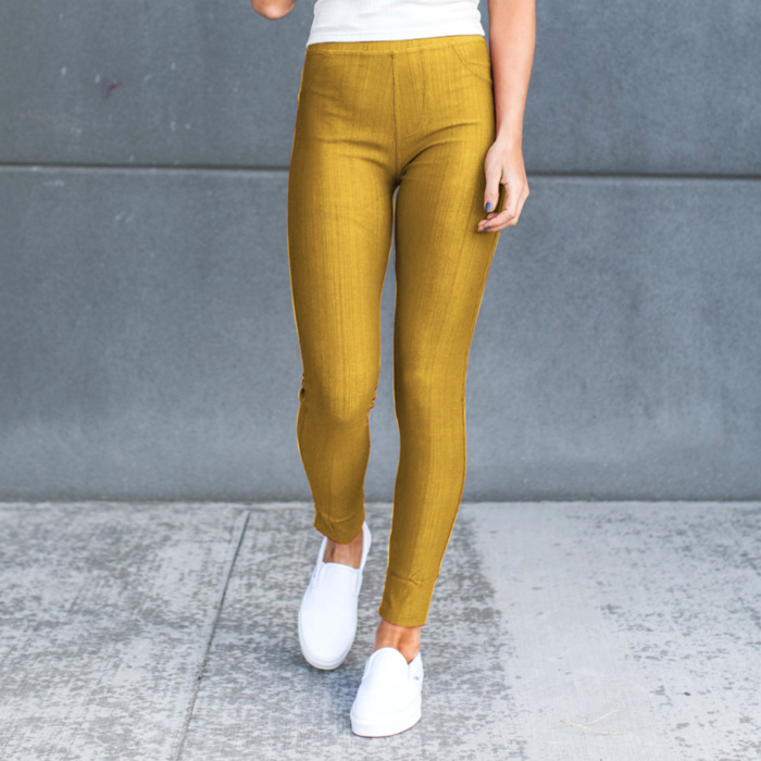 Truly Contagious Premium Stretch Soft High Waisted Jeggings for Women - Denim Leggings - Cotton Stretch Blend - Long