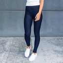 XL-2XL (Pant Size 11-13) Long - Navy Truly Contagious Premium Stretch Soft High Waisted Jeggings for Women - Denim Leggings - Cotton Stretch Blend - Long