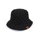 Black C.C® Checkered Terry Cloth Bucket
