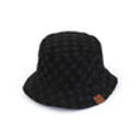 Black C.C® Checkered Terry Cloth Bucket