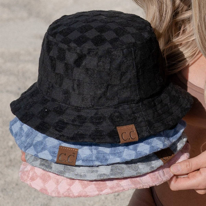 C.C® Checkered Terry Cloth Bucket
